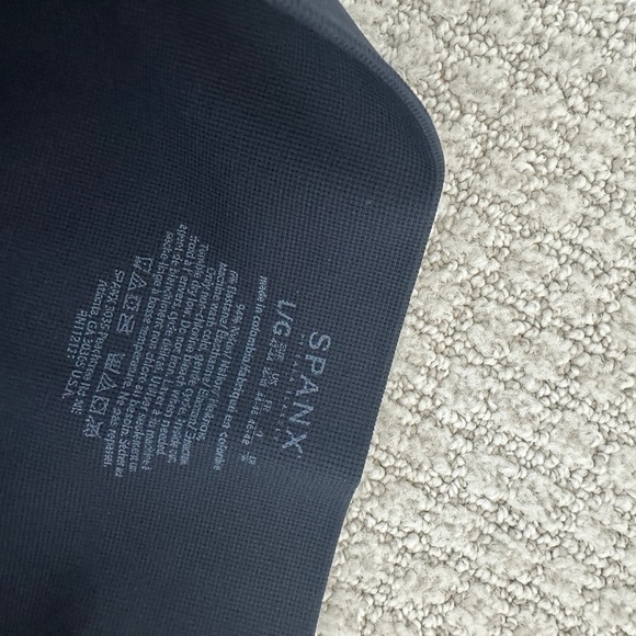 SPANX Midnight Blue and Charcoal Leggings - Picture 4 of 4